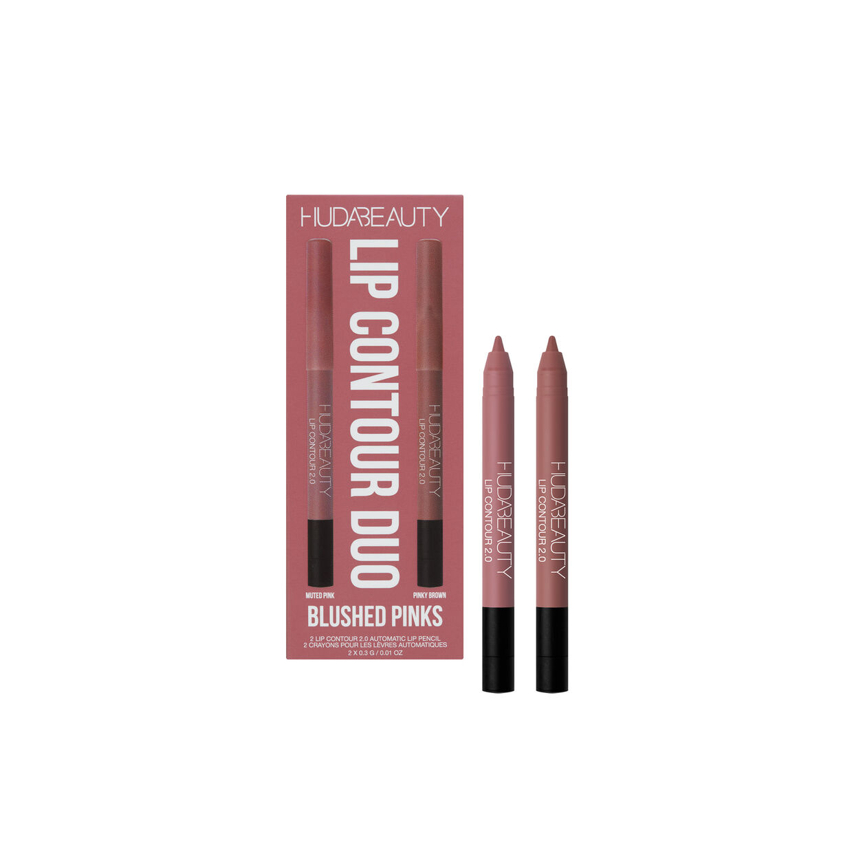 HUDA BEAUTYLip Contour Mini Duo Blushed Pinks