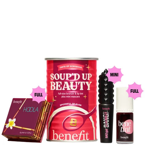 Benefit Cosmetics Soup’d Up Beauty - Hoola Bronzer, Benetint and BADgal BANG! Mascara