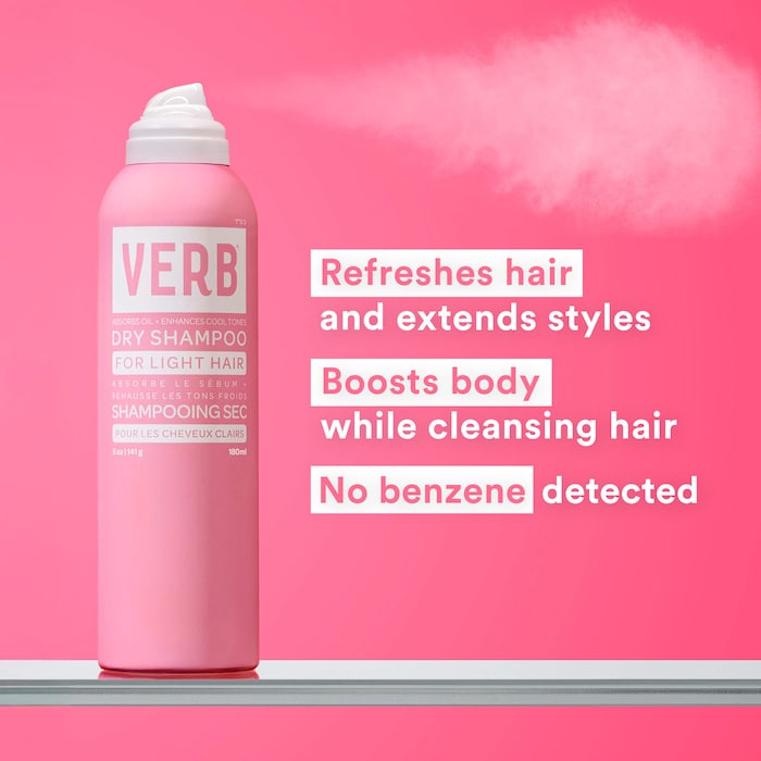 Verb
Refresh Dry Shampoo for Light Hair Size 61ml