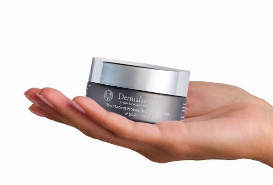 DERMALACTIVES
Resurfacing Honey and Charcoal Mask Size:50ml