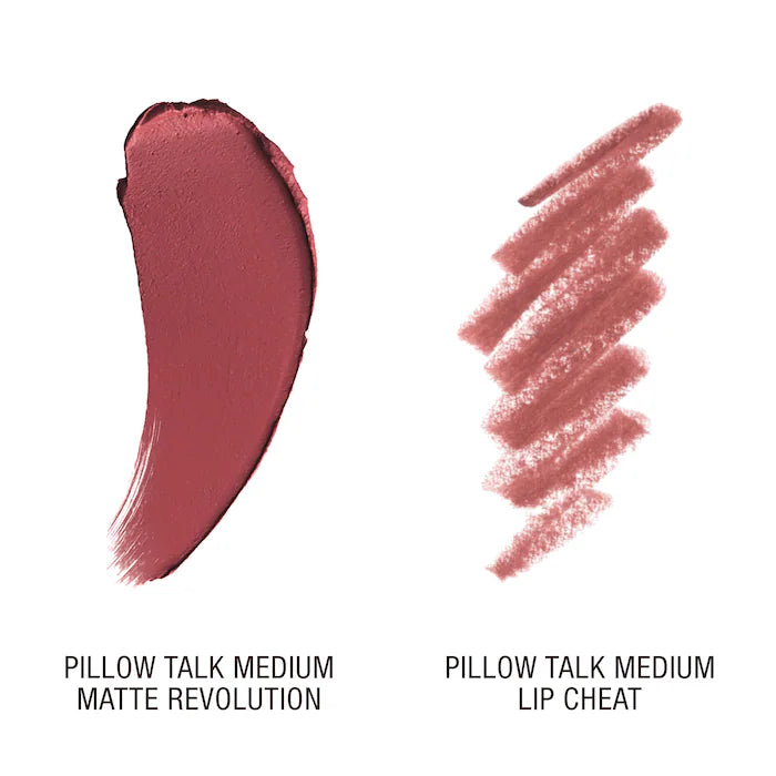 Charlotte Tilbury
Mini Pillow Talk Lipstick & Liner Set Color: Pillow Talk Medium - warm berry pink