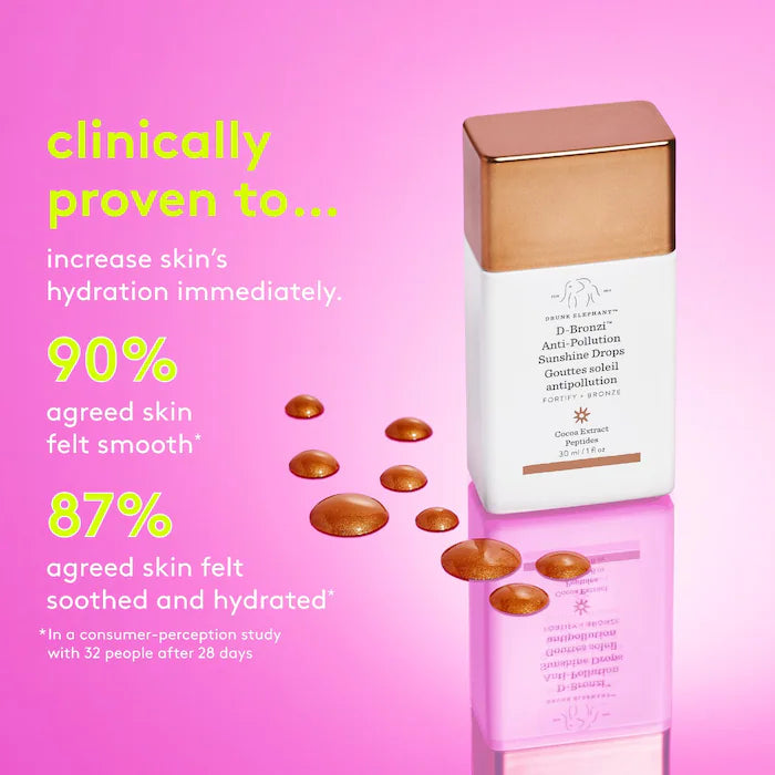 Drunk Elephant
D-Bronzi™ Bronzing Drops with Peptides