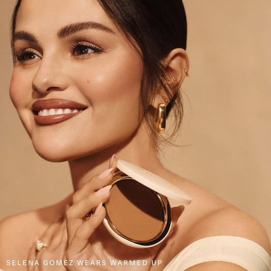 Rare Beauty by Selena Gomez
Warm Wishes Soft Matte Powder Bronzer Color: Warmed Up - light brown with neutral warm undertone
