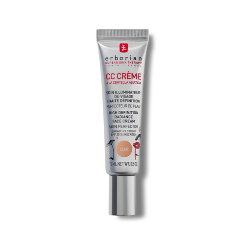 Erborian CC Cream Clair – buildable tinted color corrector with SPF 25 15ml