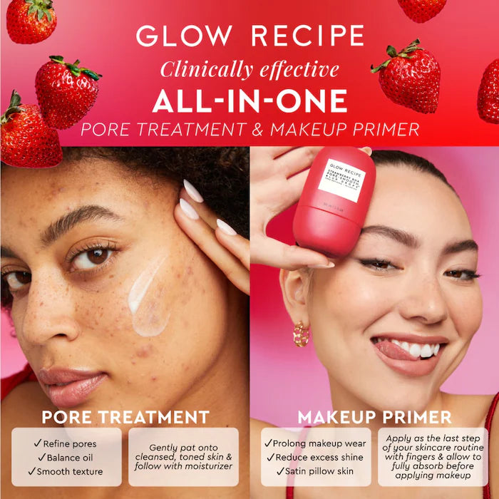 Glow Recipe Strawberry BHA Pore-Smooth Blur Drops Size: 1 oz / 30 mL