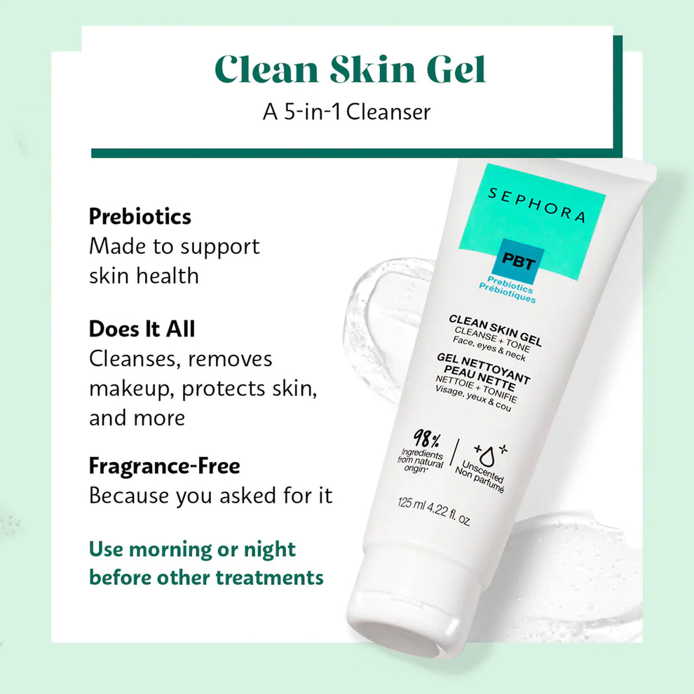 Sephora Collection Clean Skin Gel Cleanser with Prebiotics Size: 125 mL