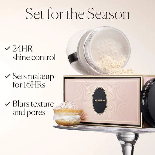 Laura Mercier
Indulgent Icons Translucent Loose Powder & Velour Puff Duo Gift Set