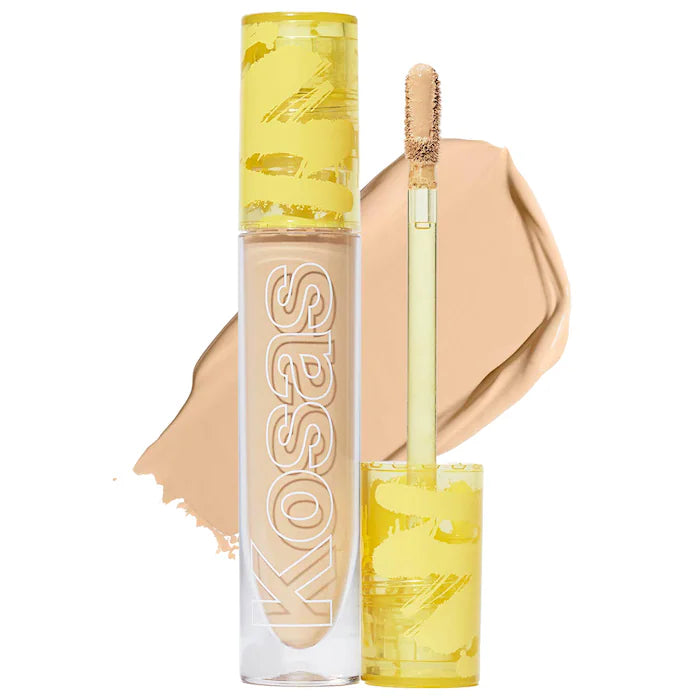 Kosas
Revealer Super Creamy + Brightening Concealer with Caffeine and Hyaluronic Acid Color: Tone 05 W - medium with golden undertones