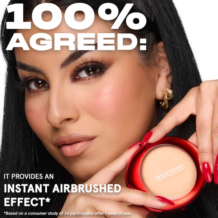 ONE/SIZE by Patrick Starrr
Bouclé Silk Airbrushed Talc-Free Finishing Powder Color: Medium - medium, neutral undertones