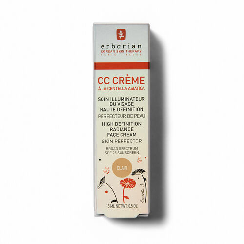 Erborian CC Cream Clair – buildable tinted color corrector with SPF 25 15ml