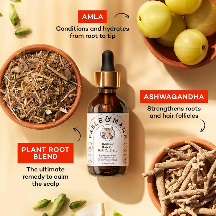 Fable & Mane HoliRoots™ Pre-Wash Treatment Oil for Thinning Hair Size: 3.4 oz/ 100 mL