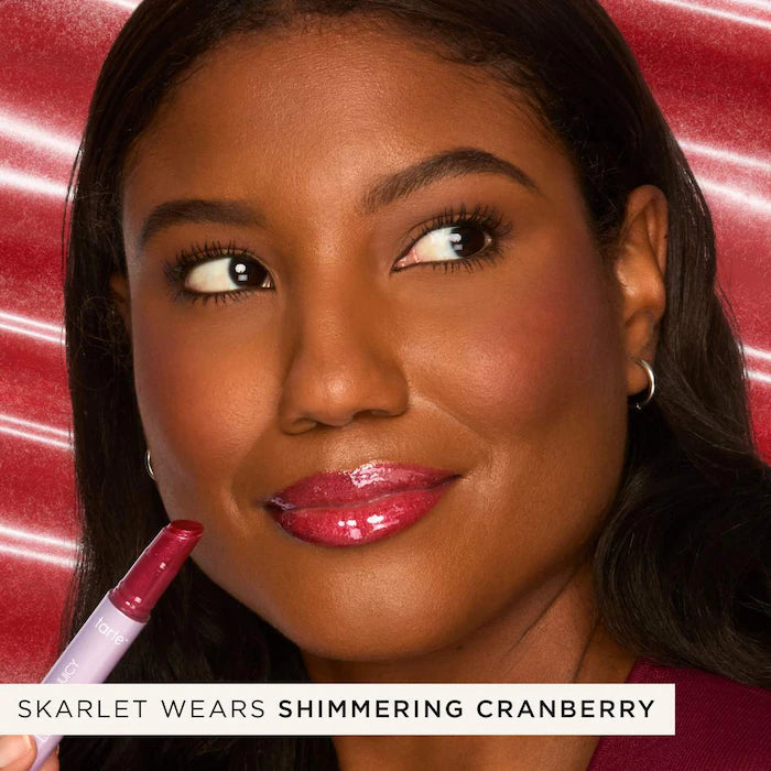 tarte
maracuja juicy lip vinyl Color: Shimmering Cranberry - shimmering cranberry