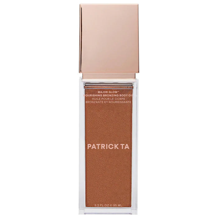 PATRICK TA
Major Glow Nourishing Bronzing Body Oil Size: 95 mL/3.21 oz