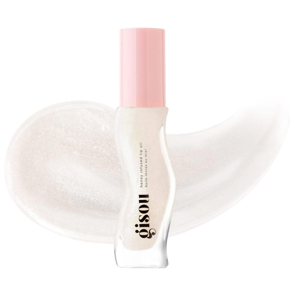 Gisou Honey Infused Hydrating Lip Oil Color:Coconut Frost