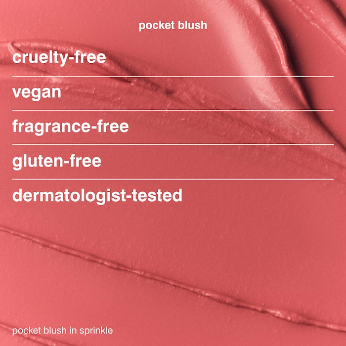 rhode
Pocket Blush Buildable Hydrating Cream Blush Color: Sprinkle - warm pearly pink