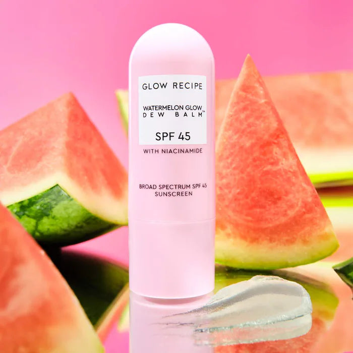 Glow Recipe
Watermelon Glow Niacinamide Dew Balm Face Sunscreen Stick- SPF 45