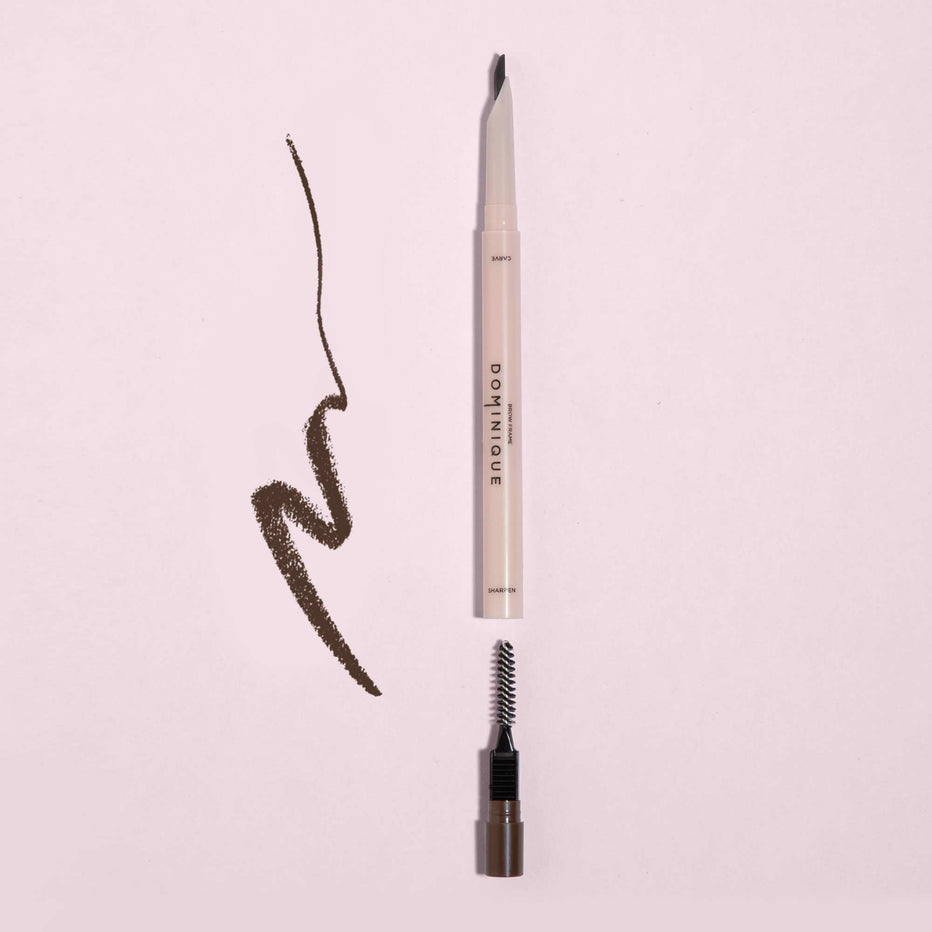 Dominique Cosmetics Brow Frame Pencil Color:
Cool Deep Brown