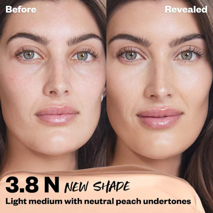 Kosas
Revealer Super Creamy + Brightening Concealer with Caffeine and Hyaluronic Acid Tone 3.8 N - light medium with neutral peach undertones