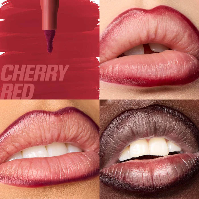 HUDA BEAUTY
Lip Contour Lip Stain for 12-Hour Wear Color: Cherry Red - blue-toned red