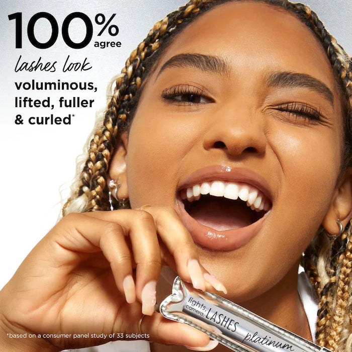 tarte
lights, camera, lashes™ 4-in-1 volumizing & conditioning platinum mascara Color: Black