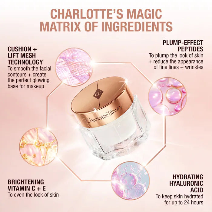 Charlotte Tilbury
Magic Cream Anti-Aging Moisturizer with Hyaluronic Acid Size:50ml