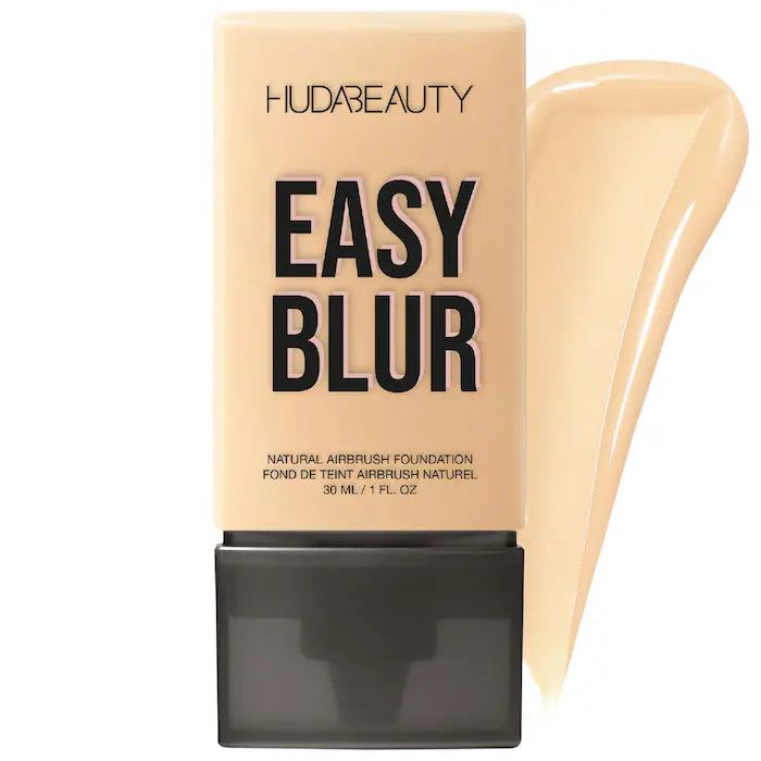 HUDA BEAUTY
Easy Blur Natural Airbrush Foundation with Niacinamide Creme Brulee 150G - Light skin with golden undertones