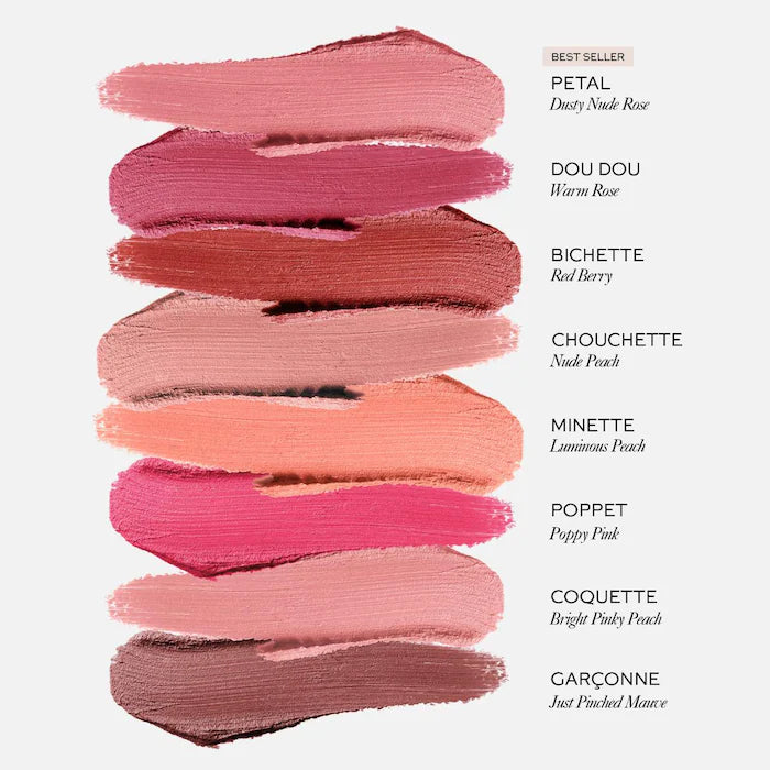 Westman Atelier
Baby Cheeks Lip + Cheek Cream Blush Stick Color: Dou Dou - warm rose