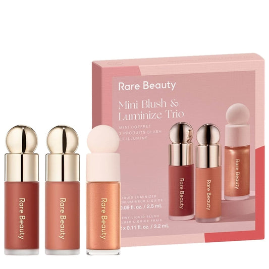 Rare Beauty Mini Blush & Luminizer Trio