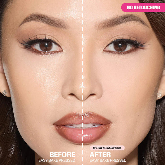 HUDA BEAUTY
Easy Bake Airbrush Matte Pressed Setting Powder Color: Cherry Blossom Cake - ultra fair with cool undertones