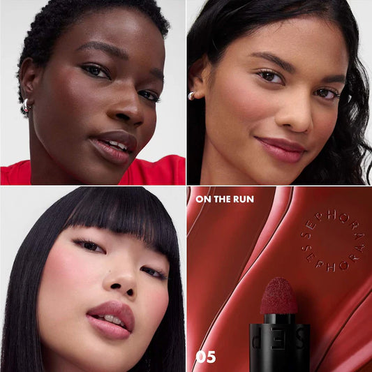 SEPHORA COLLECTION
Blush & Go Longwear Matte Liquid Blush For Lip and Cheek Color: 05 On The Run - deep berry matte
