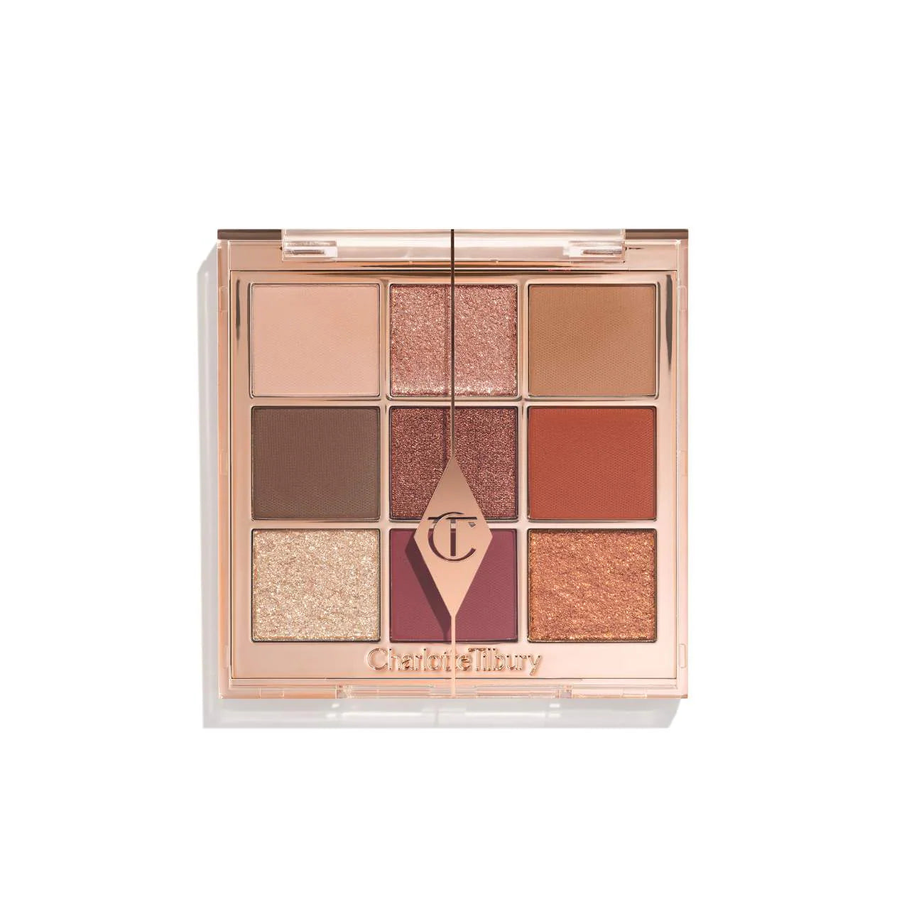 Charlotte Tilbury
Charlotte’s Beautifying Eye Trends Eyeshadow Palette Color: Sensual SunsetLimited Edition
