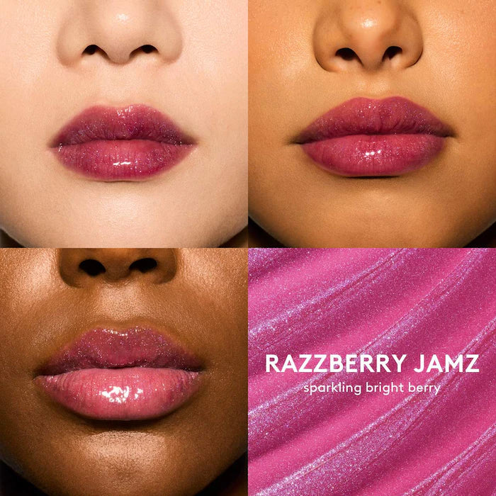Fenty Beauty by Rihanna
Gloss Bomb Oil Luminizing Lip Oil 'N Gloss Color: Razzberry Jamz - sparkling bright berry