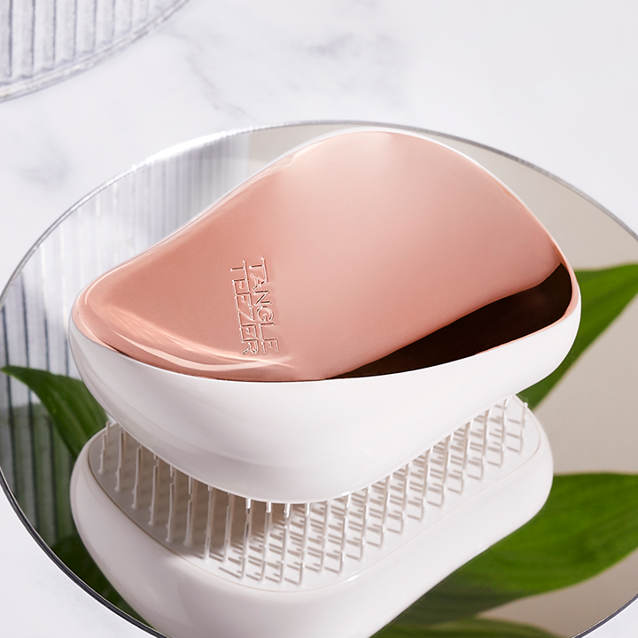 Tangle Teezer Compact Styler Color:Ivory Rose Gold
