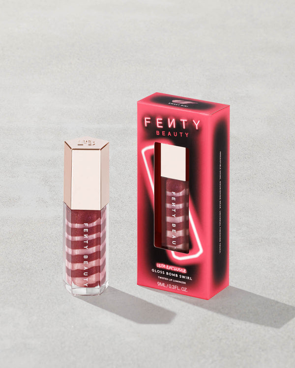 Fenty Beauty By Rihanna Gloss Bomb Swirl Twisted Lip Luminizer $weet RiRi - shimmering soft pink/shimmering rose mauve n