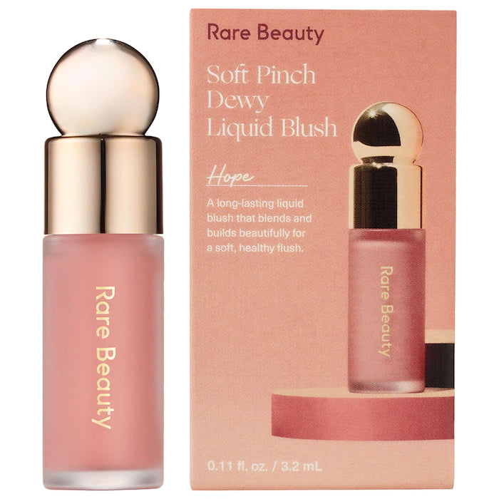 Rare Beauty by Selena Gomez
Mini Soft Pinch Liquid Blush Color: Hope - nude mauve