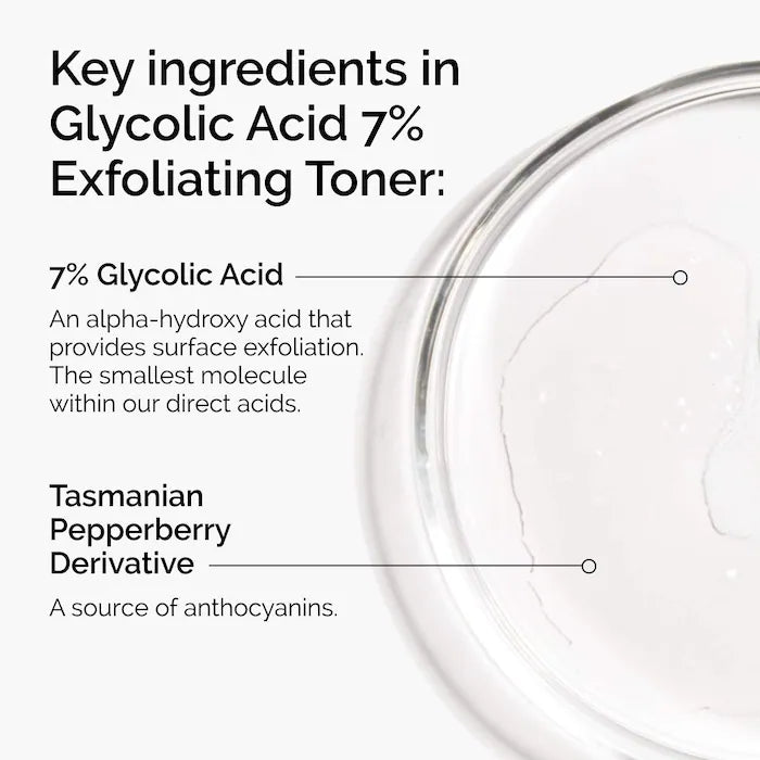 The Ordinary
Glycolic Acid 7% Exfoliating and Brightening Daily Toner Size:240 mL