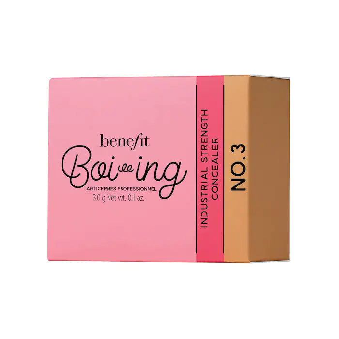 Benefit Cosmetics
Boi-ing Industrial Strength Full Coverage Cream Concealer Color: 3 - medium