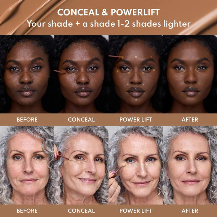 Danessa Myricks Beauty
Yummy Skin Lift & Flex Hydrating Concealer With Hyaluronic Acid & Caffeine Color: 8 - medium with golden olive undertones