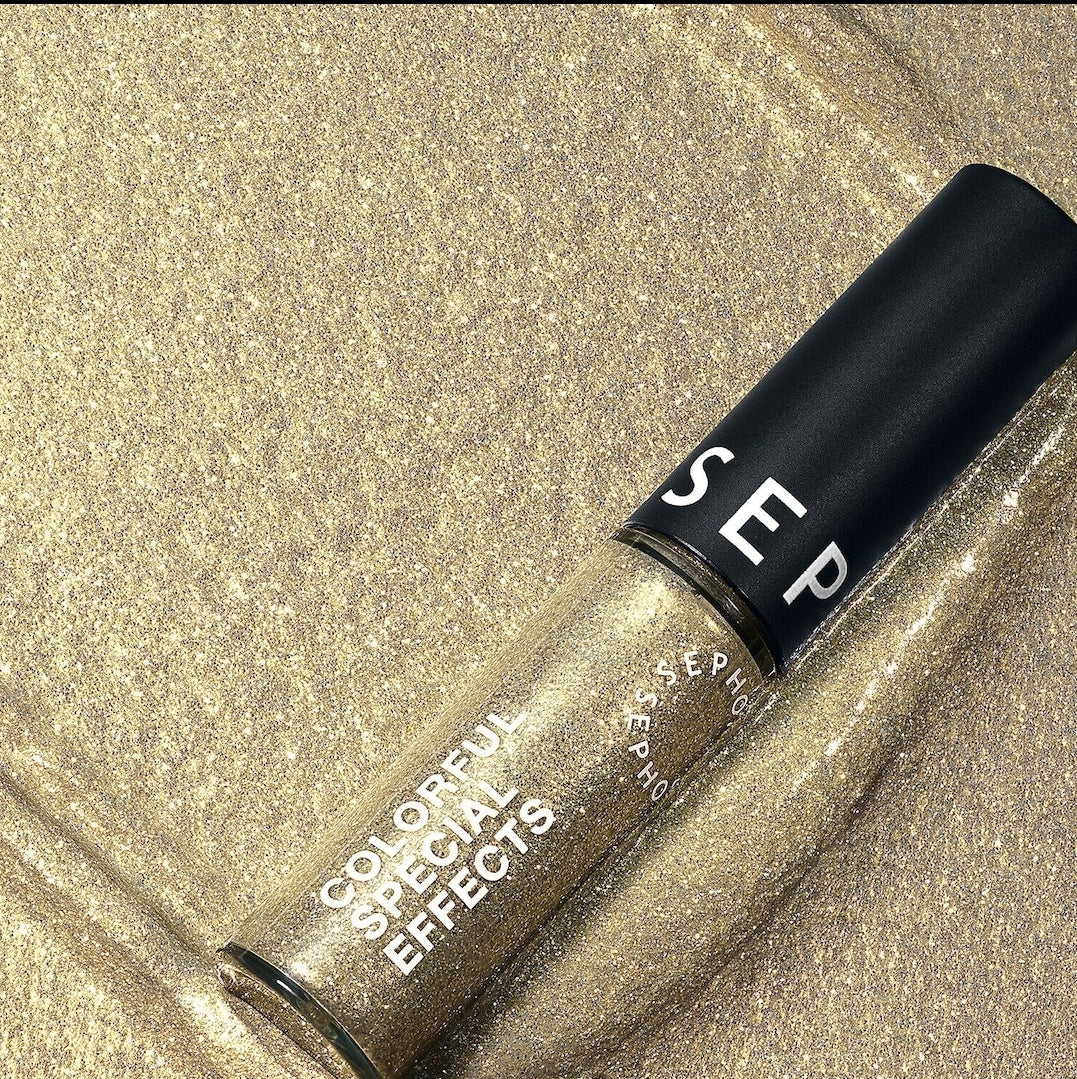 Sephora Collection Colorful Special Effects Glitter Liquid Eyeshadow Color:01 Glitzy Gold
