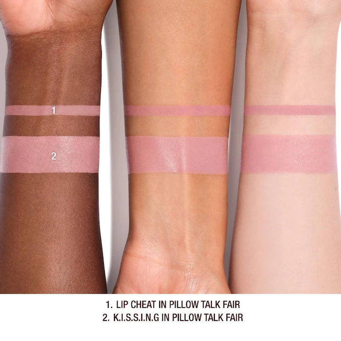 Charlotte Tilbury
Mini Pillow Talk Lipstick & Liner Set Color: Pillow Talk Fair - cool pink nude