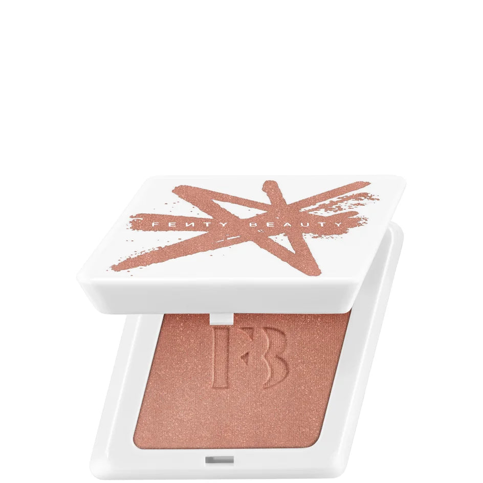 Fenty Beauty by Rihanna
Fenty Cheeks Suede Waterproof Powder Blush Color:Tahiti Teaze