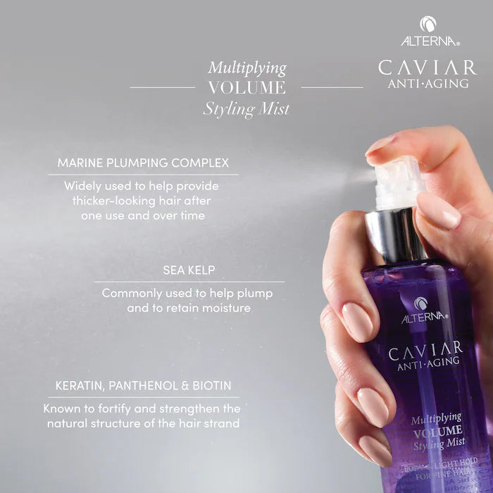 ALTERNA Haircare
CAVIAR Anti-Aging® Multiplying Volume Styling Mist