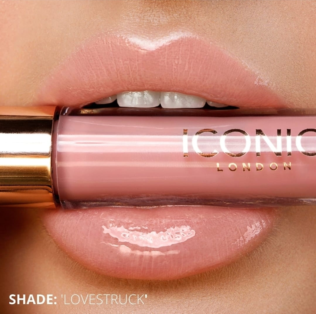 Iconic LondonLip Plumping Gloss In Love Struck- Mid Pink
