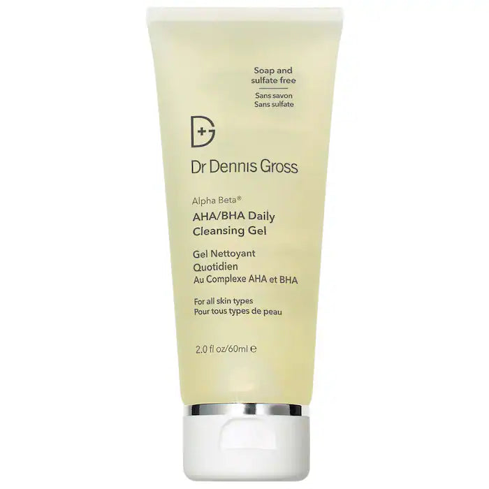 Dr. Dennis Gross Skincare
Mini Alpha Beta® AHA/BHA Daily Cleansing Gel Size:60mL
