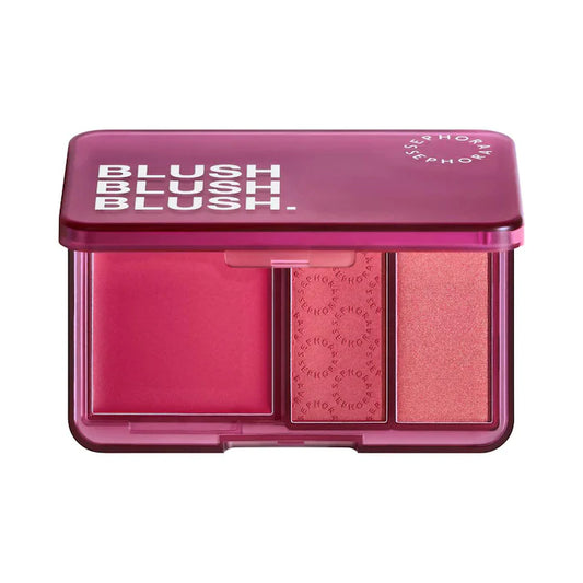 SEPHORA COLLECTION 
Blush Blush Blush. Cream & Powder Palette Color: 03 Deal Closer - muted berry blush palette