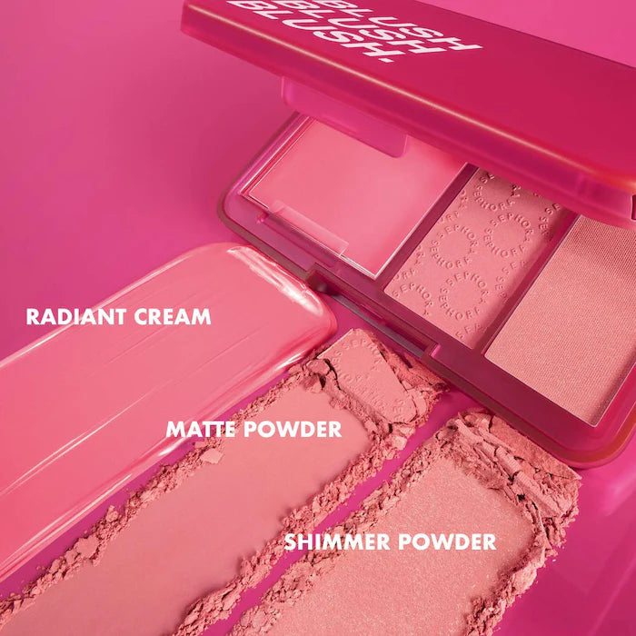 SEPHORA COLLECTION
Blush Blush Blush. Cream & Powder Palette Color: 01 Candy Lover - fresh pink blush palette