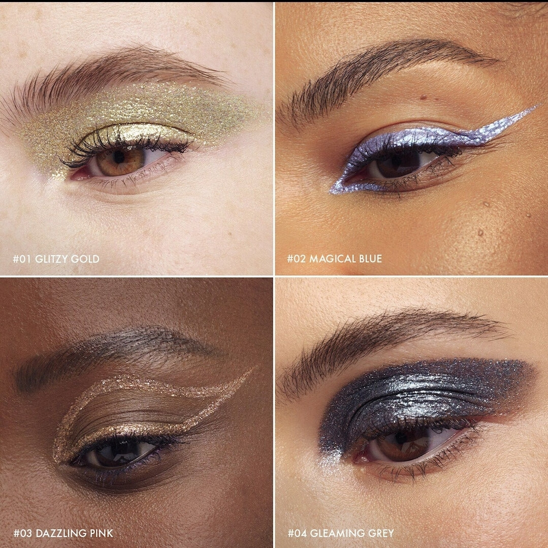 Sephora Collection Colorful Special Effects Glitter Liquid Eyeshadow Color:04 Gleaming Grey