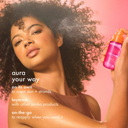 amika  amika:aura Hair & Body Mist with Vanilla and Pink Grapefruit 90ml