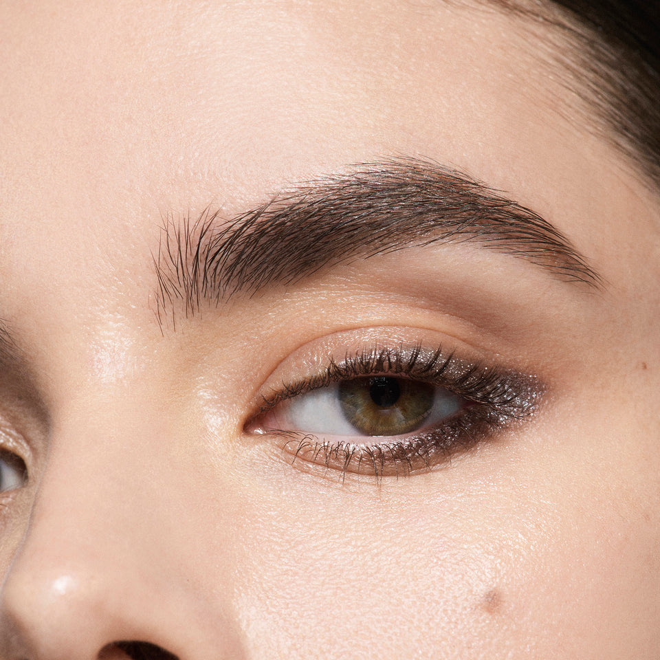 Victoria Beckham Satin Kajal Liner Longwear Waterproof Eyeliner Cocoa Pavé - A cool rich brown with silver sparkle