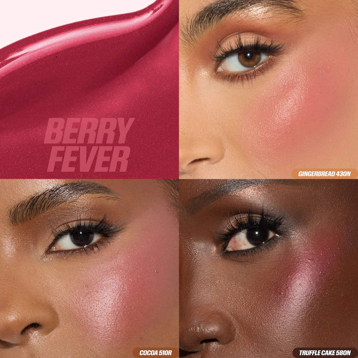 HUDA BEAUTY 
Blush Filter Soft Glow Liquid Blush Color: Berry Fever - bitten berry